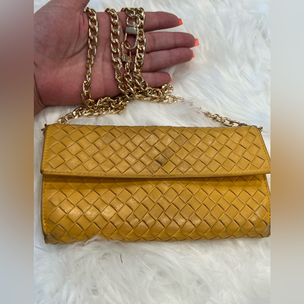 Vintage Bottega Veneta Wallet Intrecciato Leather
